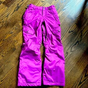 Burton kids girls snow pants size large in excellent condition